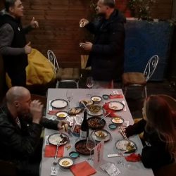 Luizi dhe Armaldo kërcejnë e këndojnë në “burg”
